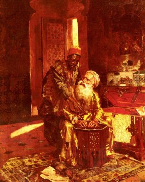 両替商 アラビアの画家 ルドルフ・エルンスト Oil Paintings